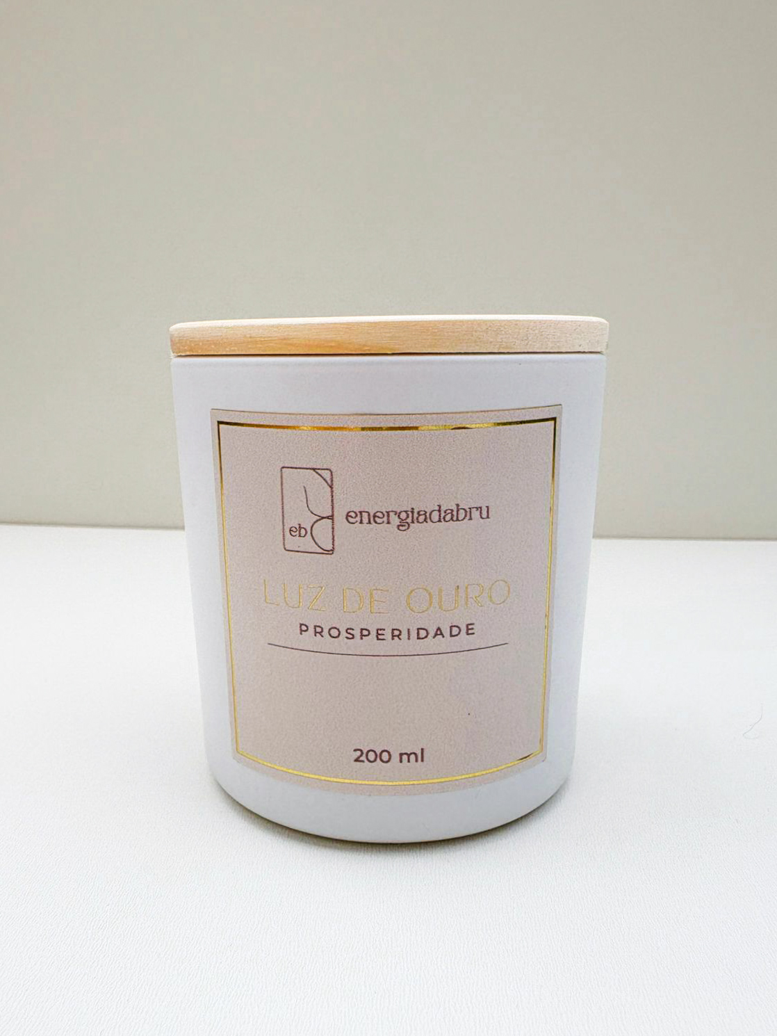 Vela Luz de Ouro @energiadabru